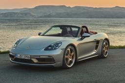 2022 Porsche 718 Boxster 25 Years in silver.